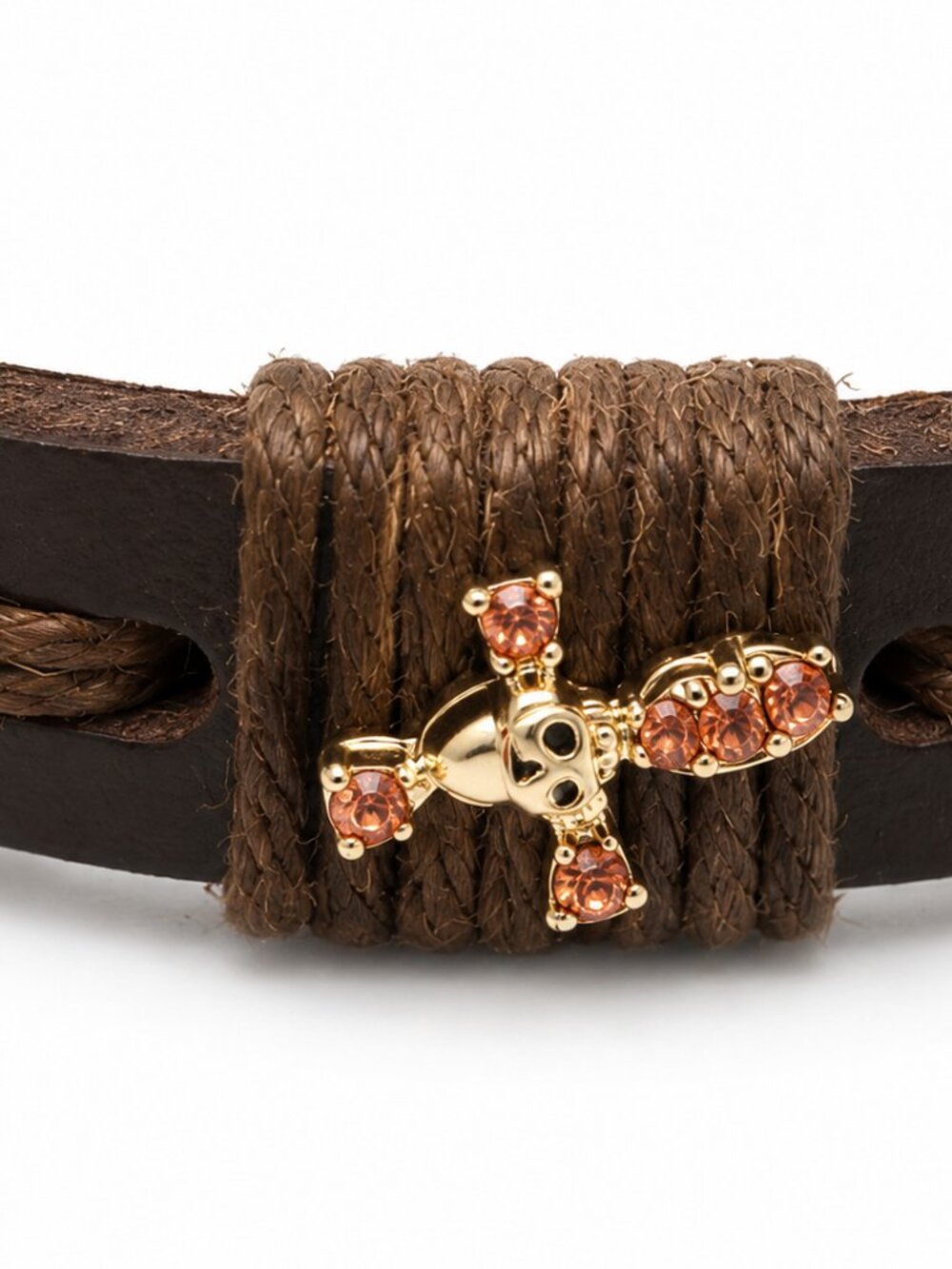 Handmade Leather Bracelet Adjustable Boho Nature Artisan Jewelry Canada NWT